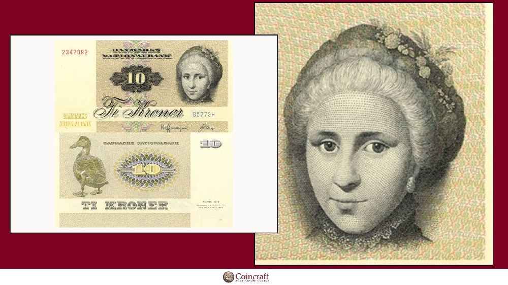 Danish Kroners Honouring Catherine Sophie Kirchhoff